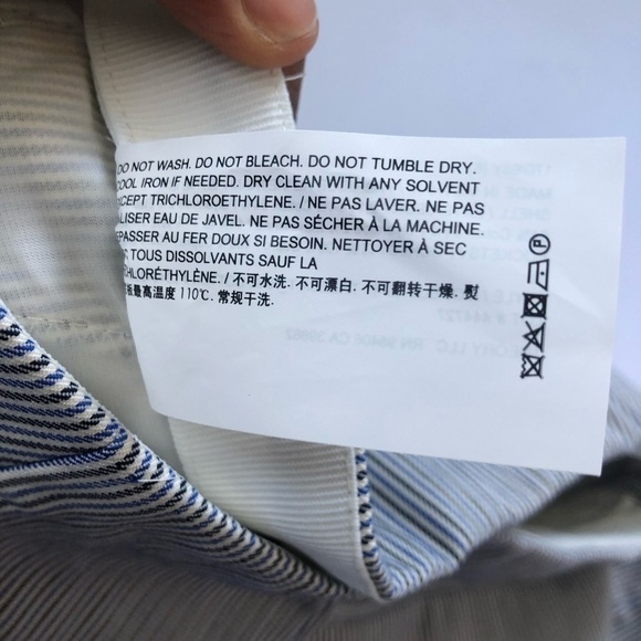 THEORY TREECA STRIPE CROP PANTS Size 6 - Picture 11 of 13